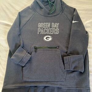 Nike Gray Green Bay Packers Hoodie